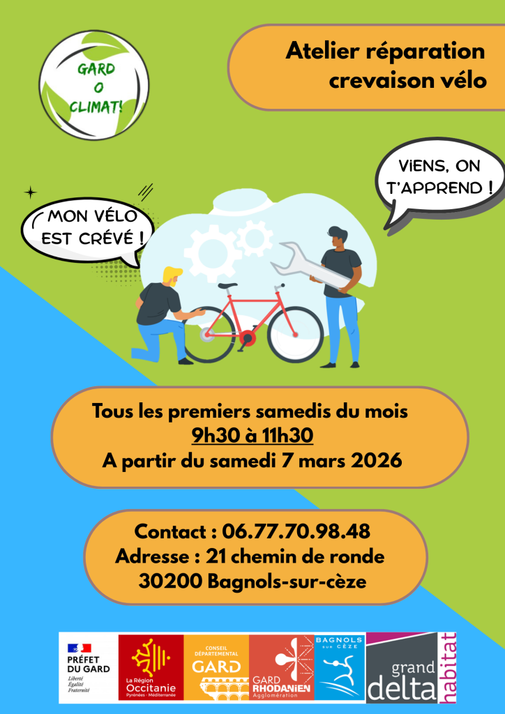 Gard-o-climat atelier reparation velo